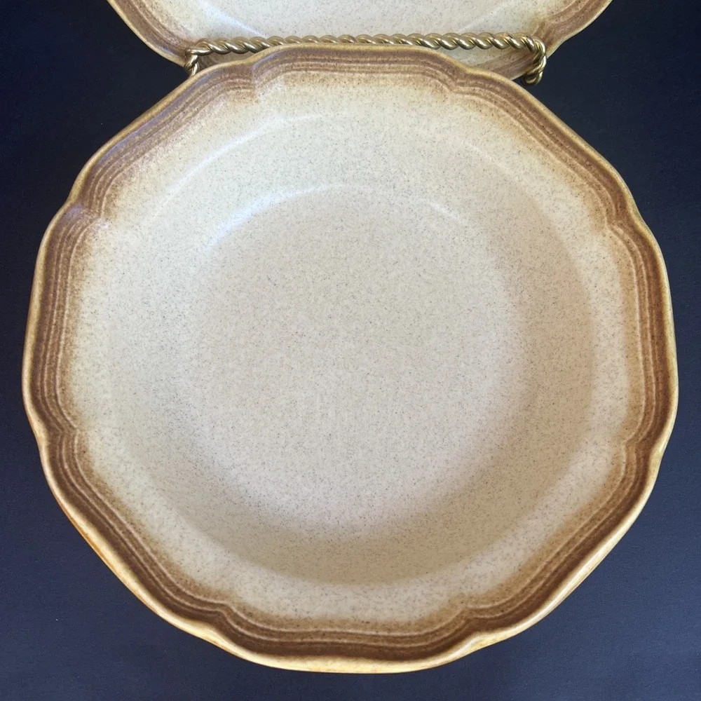 VTG Mikasa Whole Wheat E8000 Soup Salad Bowls 8.25